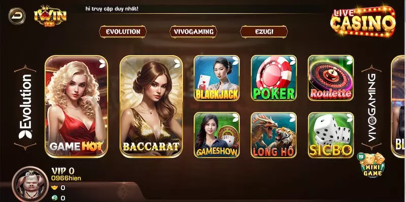 Tận hưởng thế giới game iWin tuyệt đỉnh