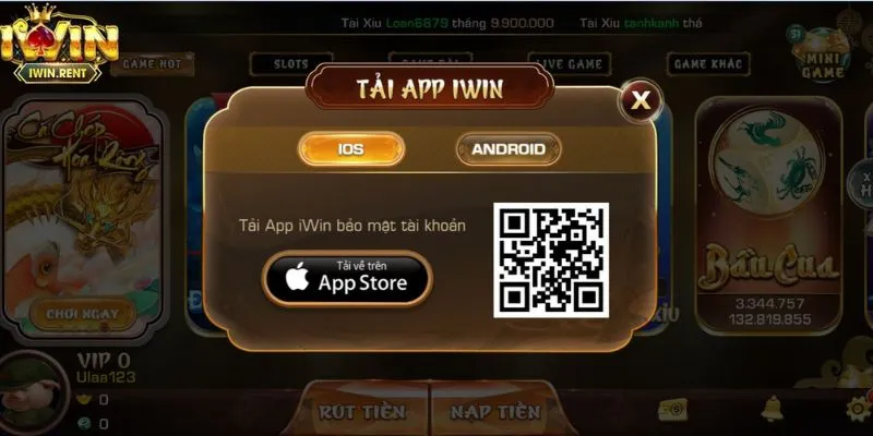 Tải app iWin cho hệ điều hành iOS cực dễ dàng