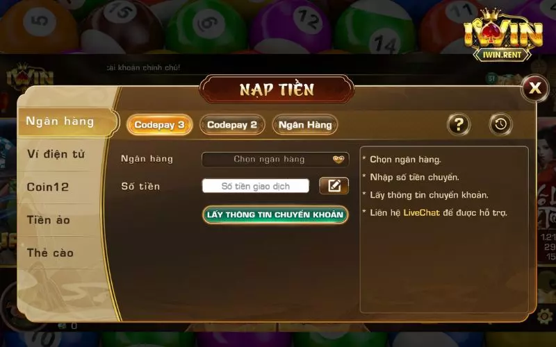 Cổng game hỗ trợ đa dạng phương thức thanh toán cho người chơi